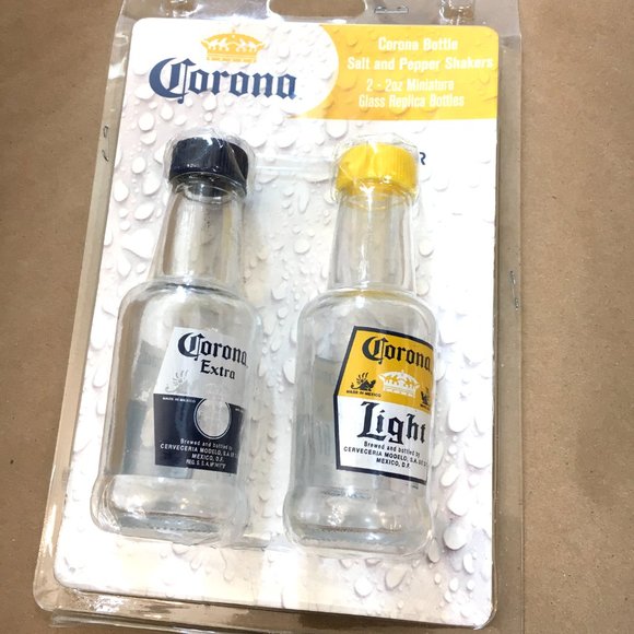 Corona Dining Corona Extra Light Beer Bottles Salt Pepper Nwt